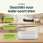 Vivid Green Mealprepbakjes Glas 10 stuks