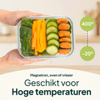 Vivid Green Mealprepbakjes Glas 10 stuks