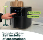 Vivid Green Airfryer met Display 5L
