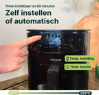 Vivid Green Airfryer met Display 3L