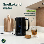 Vivid Green Waterkoker met Temperatuurregeling