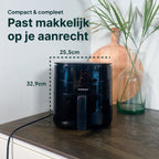 Vivid Green Airfryer met Display 3L