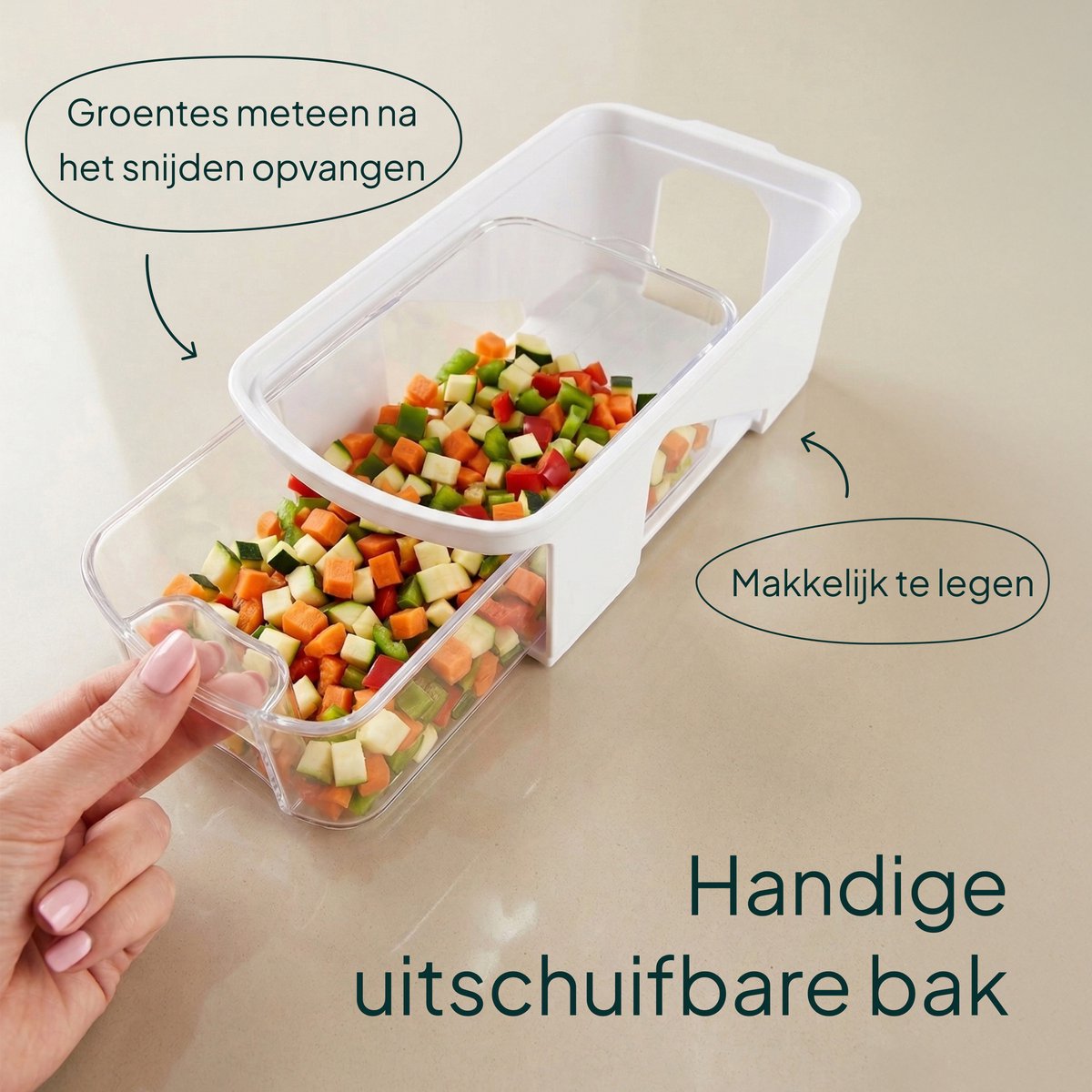 Vivid Green Groentesnijder Deluxe