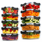 Vivid Green Mealprepbakjes Glas 10 stuks