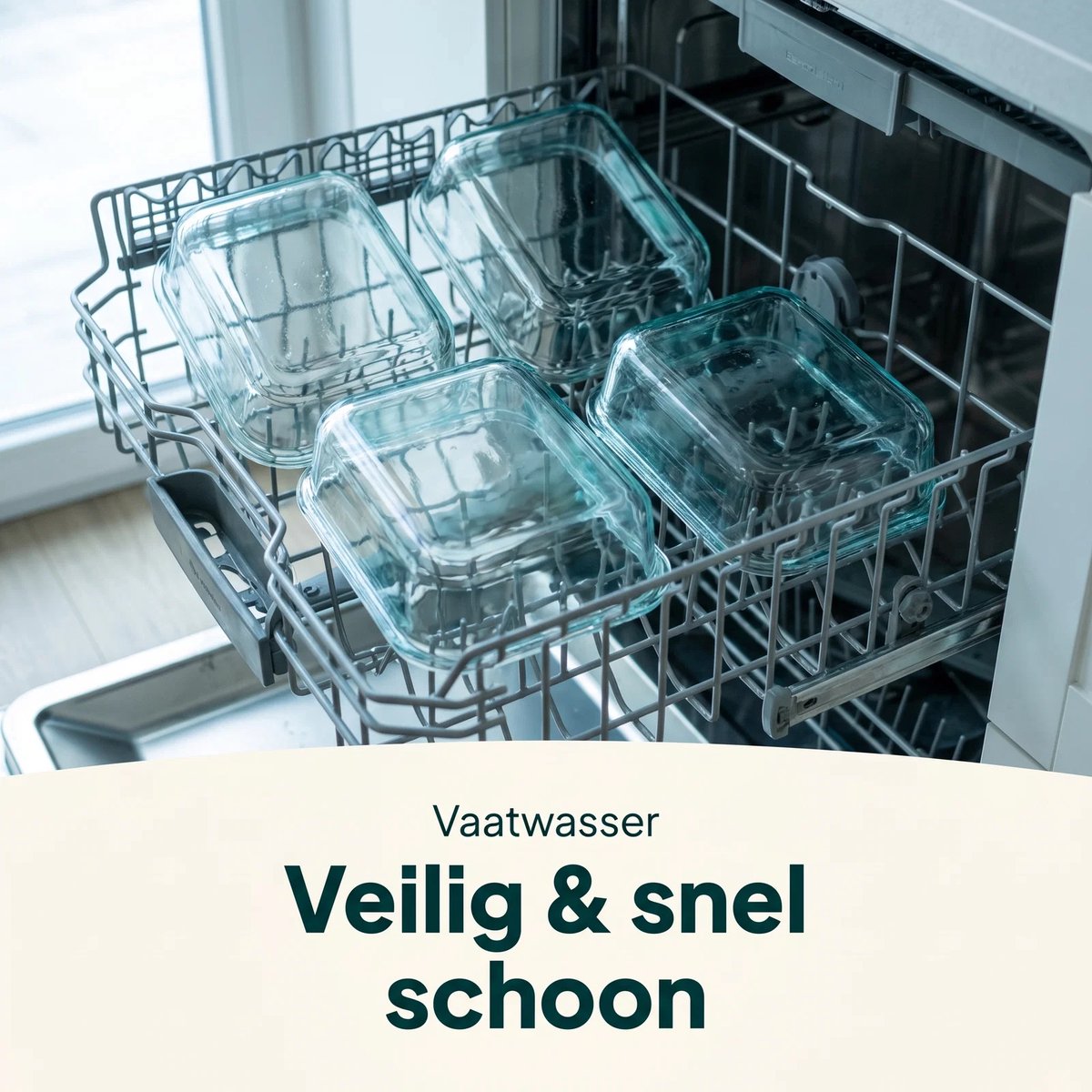 Vivid Green Mealprepbakjes Glas 6 stuks