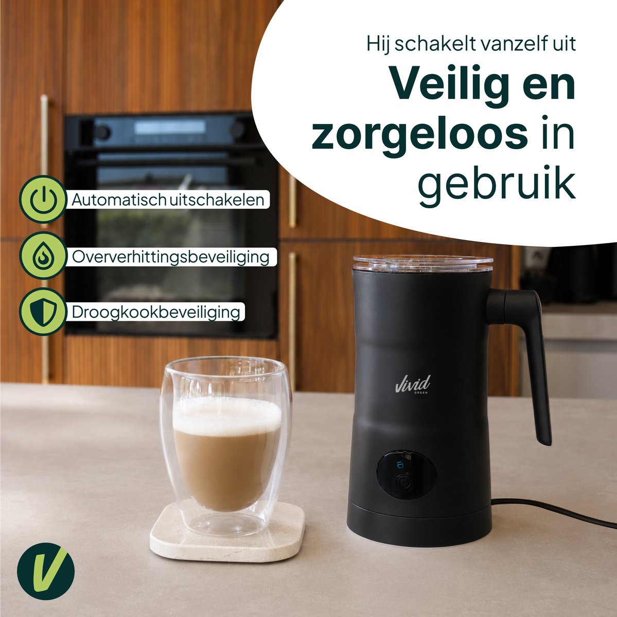 Vivid Green Melkopschuimer - 350ML