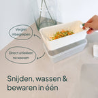 Vivid Green Groentesnijder en Mealprepbak Multifunctioneel