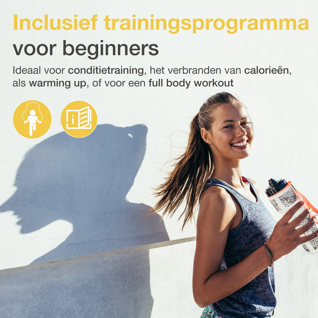 Vivid Green Professioneel Sport Springtouw met Teller