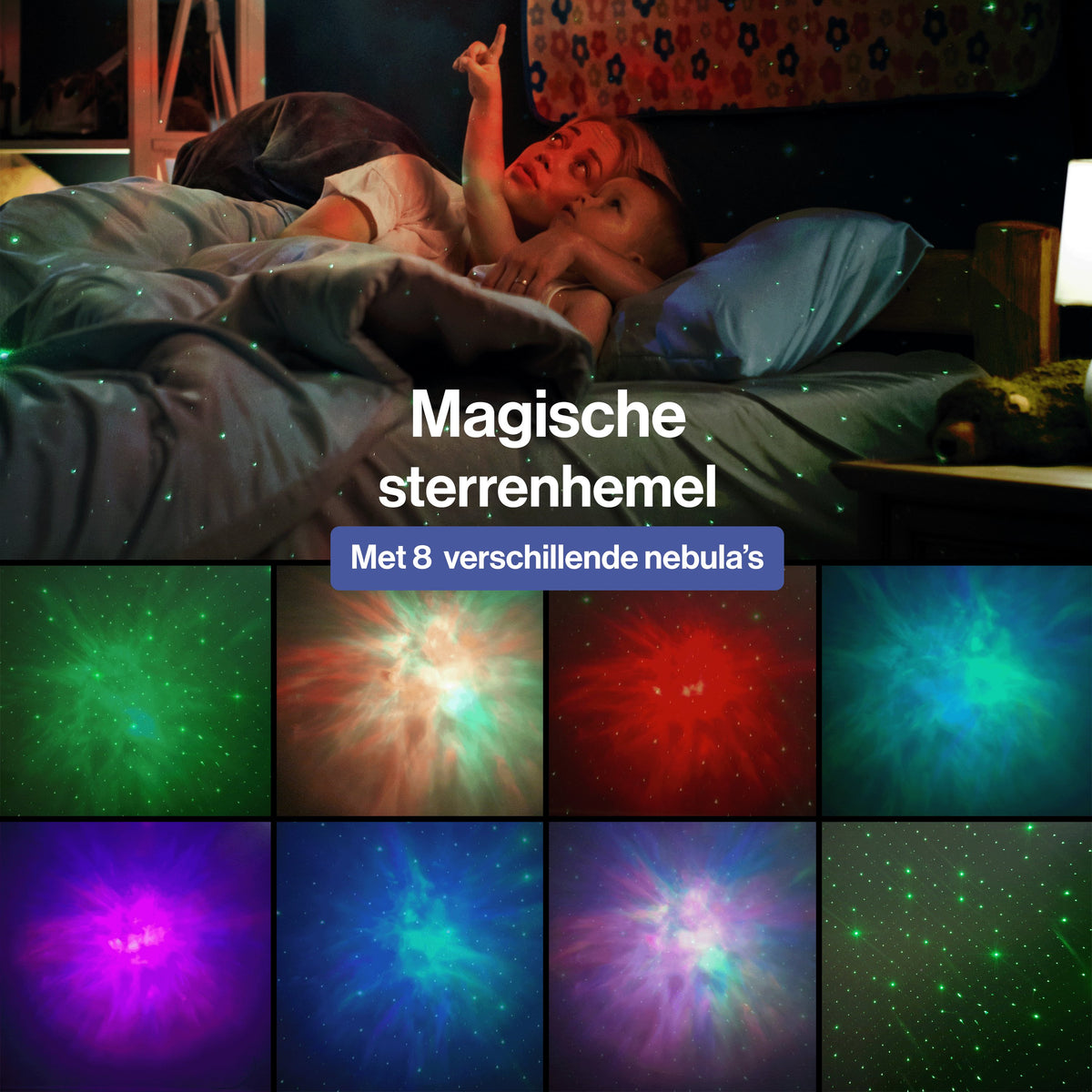 Vivid Green Astronaut sterren projector