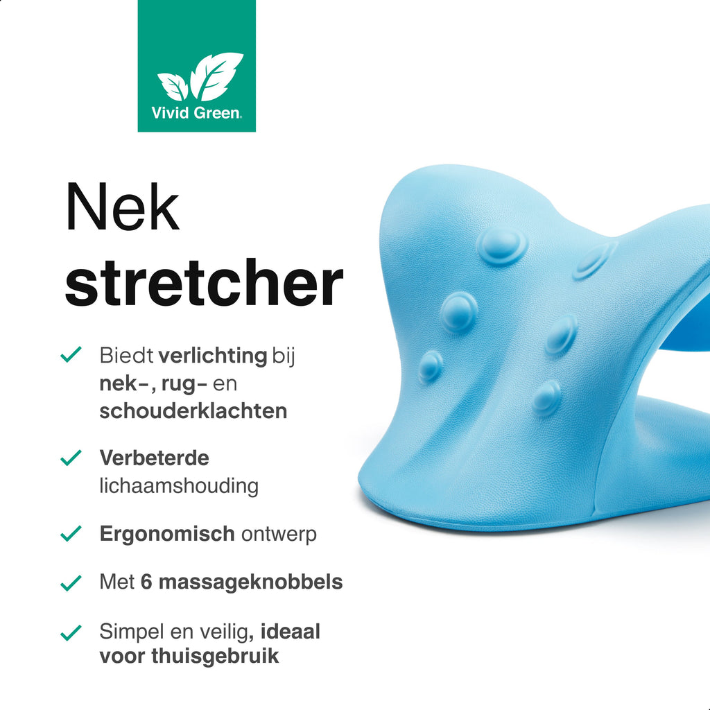 Vivid Green Nekstretcher - Blauw
