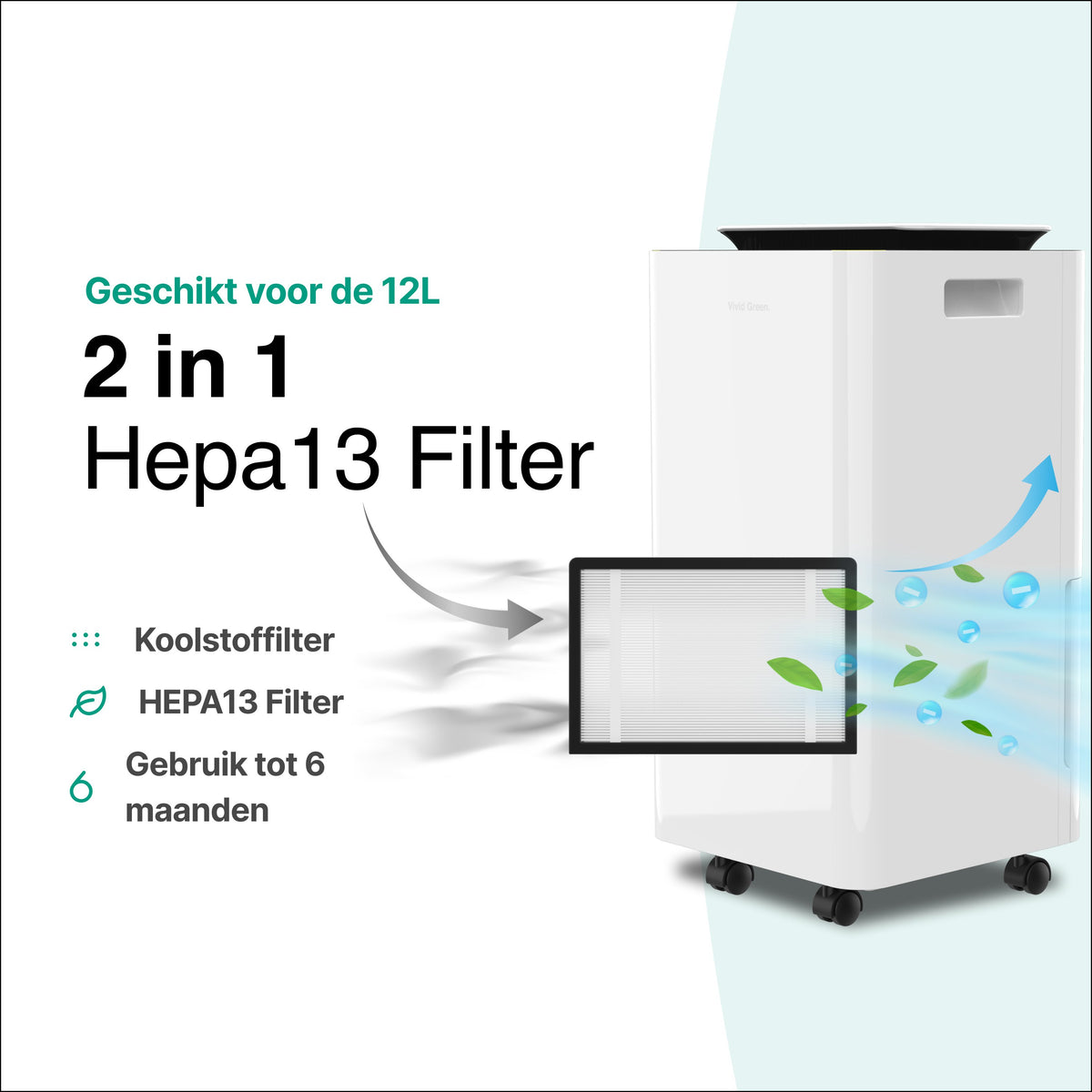 Vivid Green HEPA Filter 5080