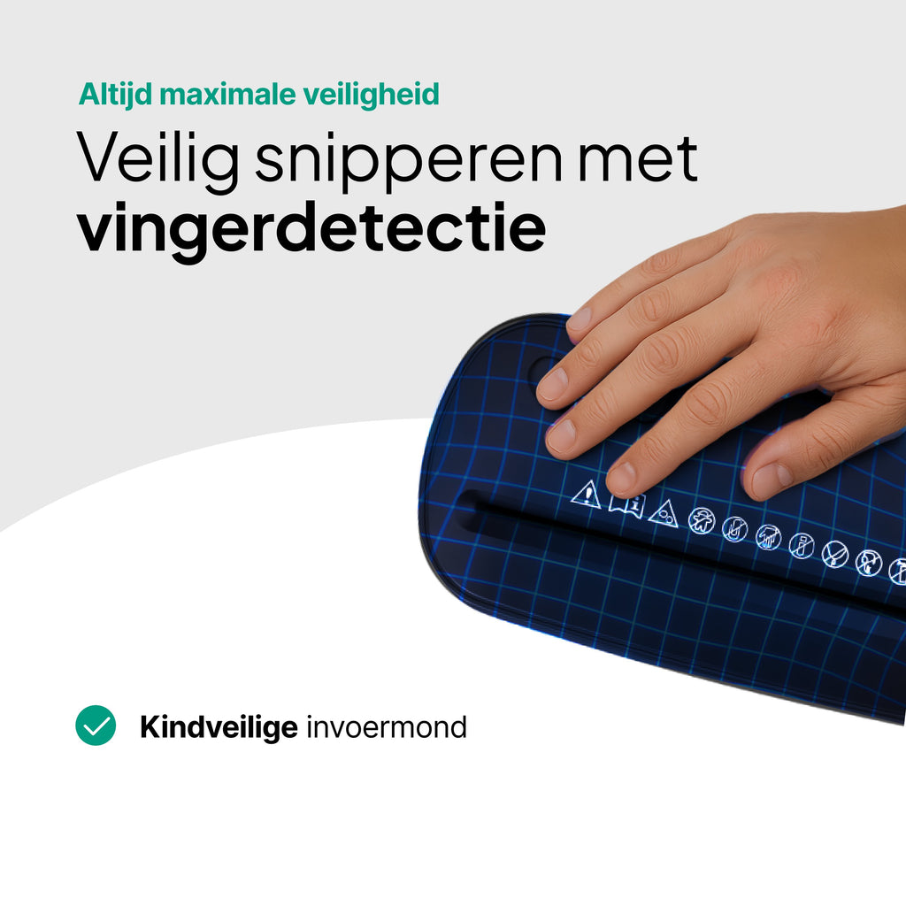 Vivid Green Papierversnipperaar 8L - Zwart