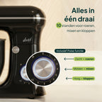 Vivid Green Keukenmachine 1500W - 5L Mengkom