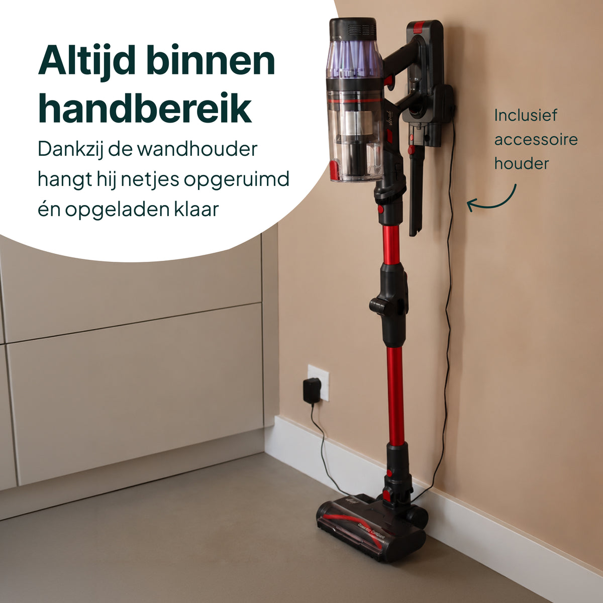 Vivid Green Steelstofzuiger met Dweilfunctie