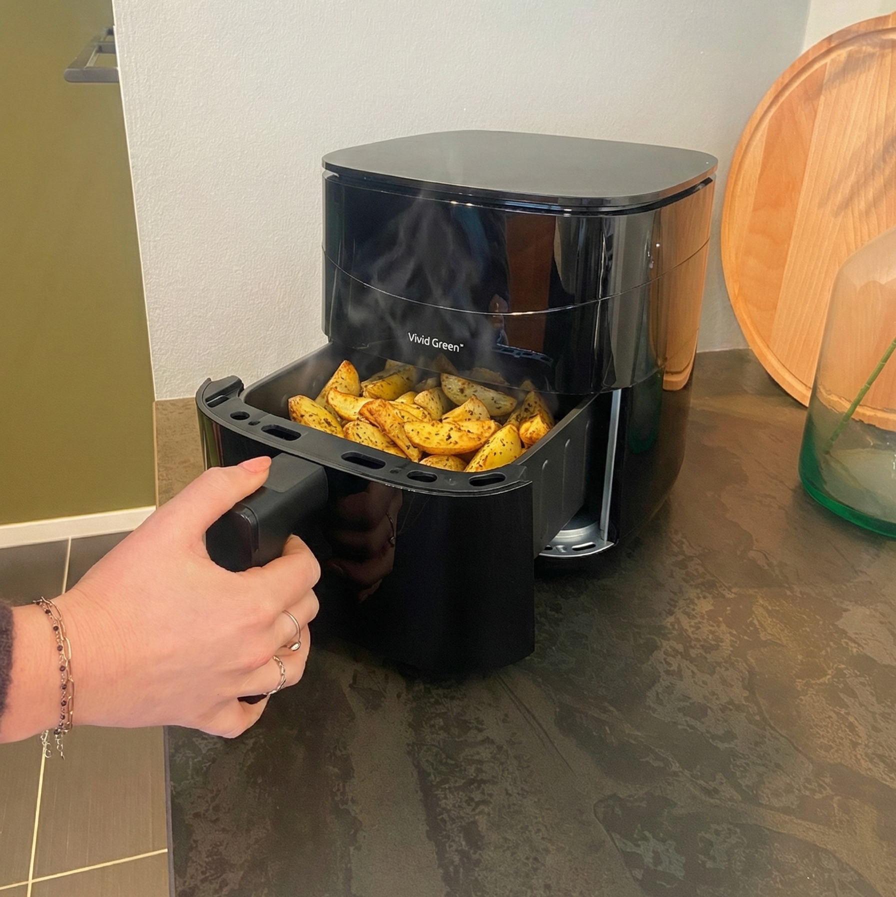 Shake-herinnering tijdens bereiding